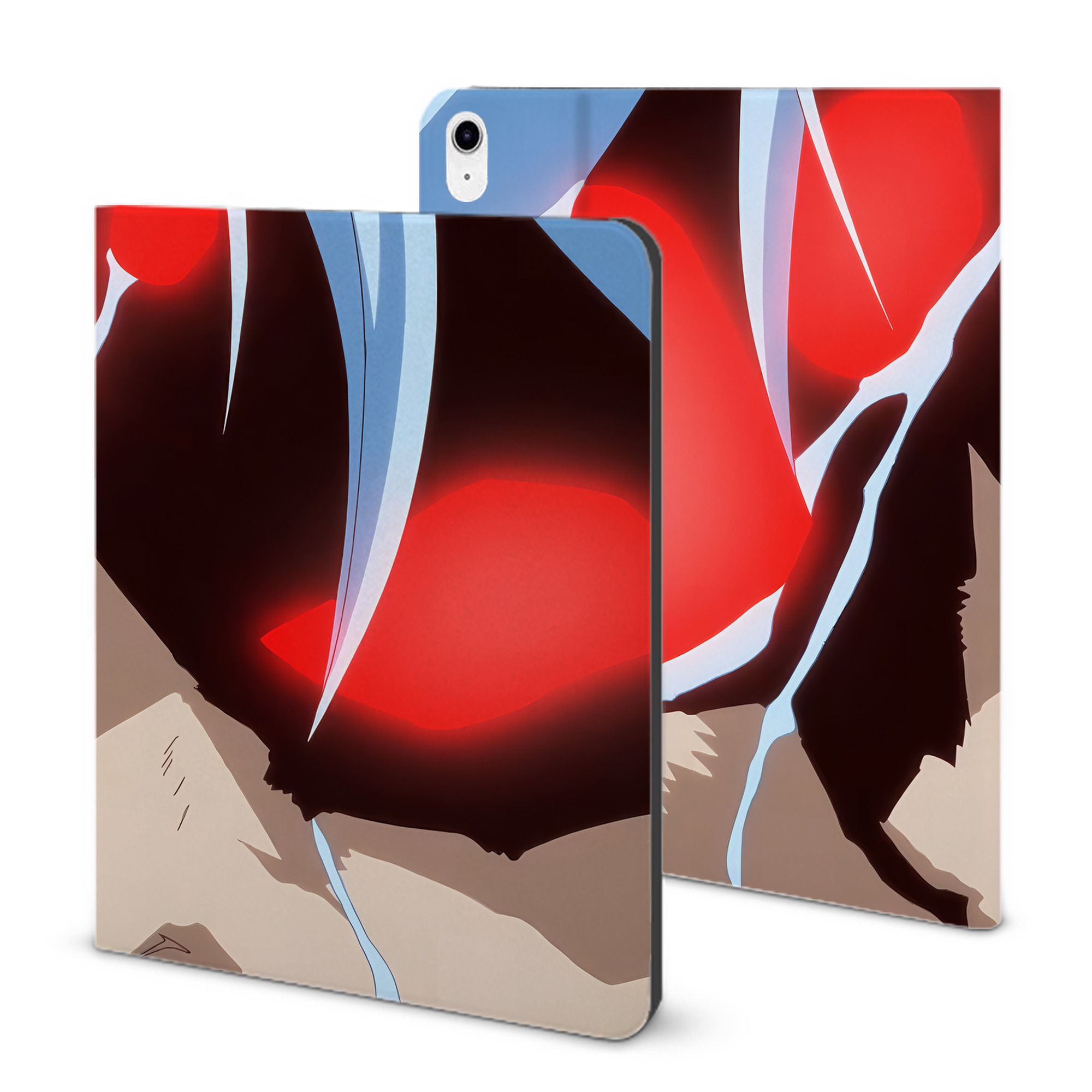 （画像用） 転スラ Regarding Reincarnated to Slime IPad ケース ブック型 PUレザー TPU 耐衝撃 軽量 薄型 ペン収納なし 全面保護 IPad 各モデル対応